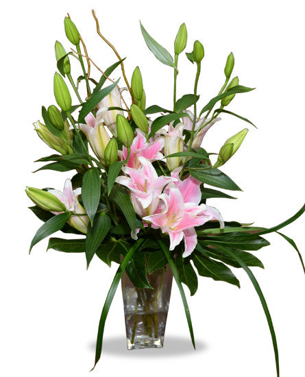 Pink Lillies Birthday Flowers | Euroflowers Mississauga – Euro Flowers